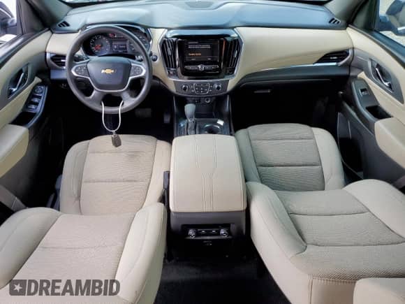 2023 Chevrolet Traverse LS with VIN 1GNERFKW5PJ294894, listed as a Copart auction lot 64830815 with 56,652 mi miles and Clean title. Bid and sale history available at DreamBid. Image 8.