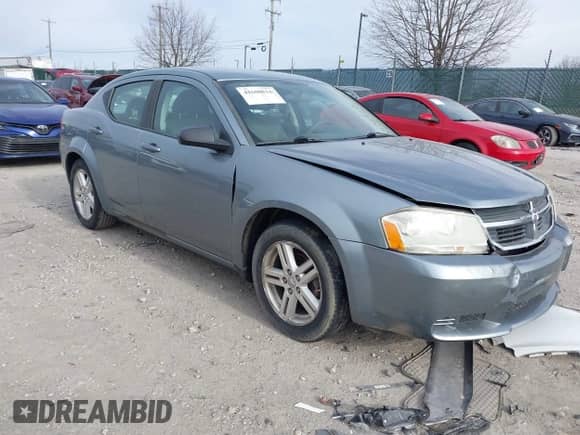 2008 Dodge Avenger SXT с VIN 1B3LC56J98N298615, выставлен на аукционе IAAI как лот 41600816 с пробегом 104 748 миль миль и . История ставок и продаж доступна на DreamBid. Изображение 1.