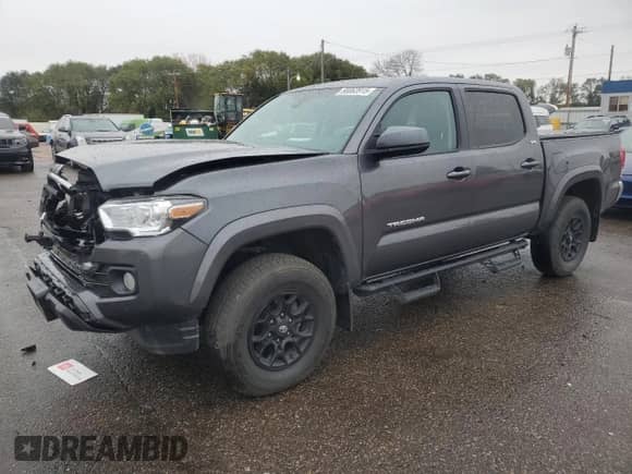 2022 Toyota Tacoma SR5 с VIN 3TMCZ5AN5NM488103, выставлен на аукционе Copart как лот 90063915 с пробегом 21 362 миль миль и Списание • Salvage title. История ставок и продаж доступна на DreamBid. Изображение 1.