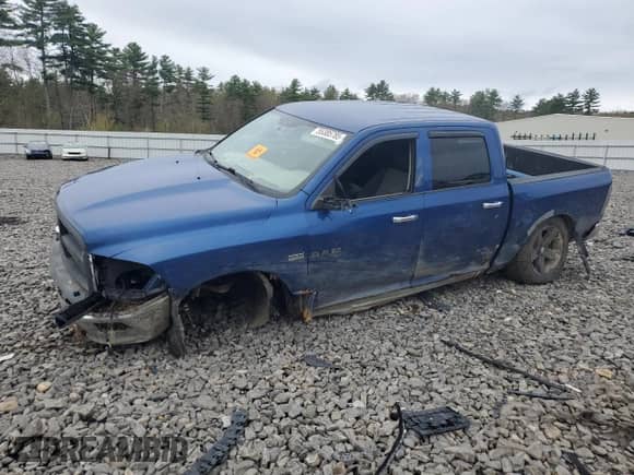 2010 Dodge 1500 SLT z VIN 1D7RV1CT9AS145652, wystawiony jako Copart lot #55385785 z przebiegiem Nie podano mil oraz Szkoda całkowita • Salvage title. Historia ofert i sprzedaży dostępna na DreamBid. Obrazek 1.