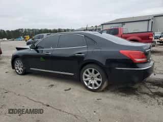 2013 Hyundai Equus Signature с VIN KMHGH4JH5DU058196, выставлен на аукционе Copart как лот 87376654 с пробегом 120 804 миль миль и Списание • Salvage title. История ставок и продаж доступна на DreamBid. Изображение 2.