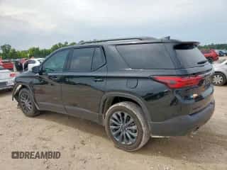 2023 Chevrolet Traverse RS z VIN 1GNERJKW9PJ337233, wystawiony jako Copart lot #70190105 z przebiegiem 27 884 mil mil oraz Szkoda całkowita • Salvage title. Historia ofert i sprzedaży dostępna na DreamBid. Obrazek 2.