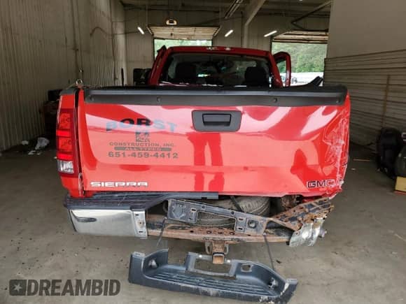 2011 GMC Sierra 1500 Work Truck z VIN 1GTN2TE0XBZ430126, wystawiony jako Copart lot #61457275 z przebiegiem Nie podano mil oraz Szkoda całkowita • Salvage title. Historia ofert i sprzedaży dostępna na DreamBid. Obrazek 10.