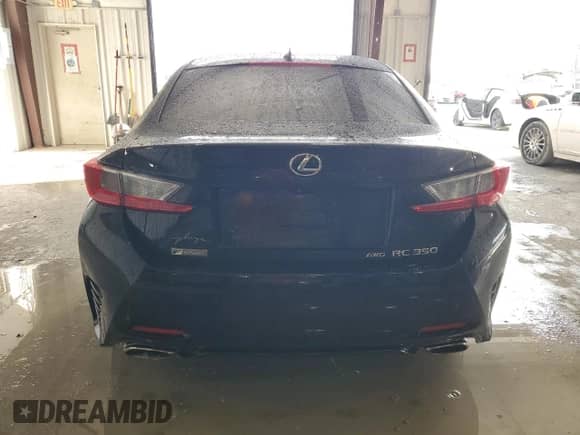 2016 Lexus RC 350 F Sport with VIN JTHSE5BC8G5006431, listed as a Copart auction lot 46497245 with 95,831 mi miles and Salvage title. Bid and sale history available at DreamBid. Image 6.