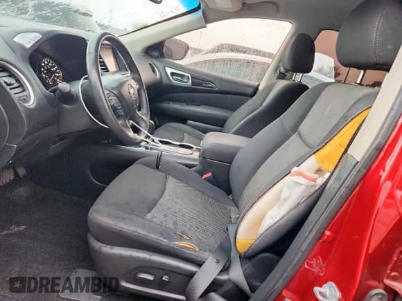 2017 Nissan Pathfinder Platinum with VIN 5N1DR2MN7HC652824, listed as a Copart auction lot 69241655 with 140,346 mi miles and Salvage title. Bid and sale history available at DreamBid. Image 7.