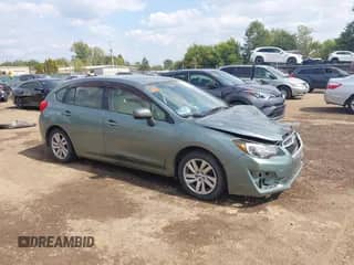 2015 Subaru Impreza Premium with VIN JF1GPAC67FH315717, listed as a IAAI auction lot 43208486 with 214,211 mi miles and . Bid and sale history available at DreamBid. Image 1.