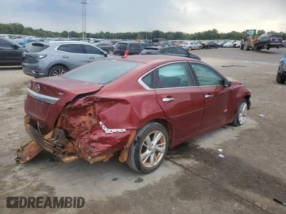 2015 Nissan Altima 2.5 with VIN 1N4AL3AP7FC435572, listed as a Copart auction lot 80857475 with 58,008 mi miles and Salvage title. Bid and sale history available at DreamBid. Image 3.
