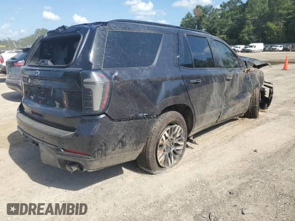 2025 CHEVROLET TAHOE K1500 Z71 с VIN 1GNS6PR82SR292474, выставлен на аукционе Copart как лот 65937655 с пробегом Не указан миль и Списание • Salvage title. История ставок и продаж доступна на DreamBid. Изображение 3.