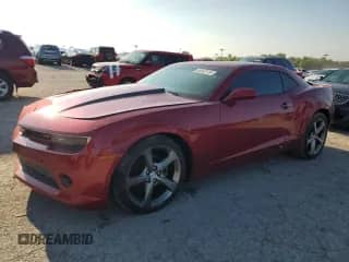 2014 Chevrolet Camaro LT with VIN 2G1FC1E37E9211079, listed as a Copart auction lot 66662115 with 124,781 mi miles and Salvage title. Bid and sale history available at DreamBid. Image 1.