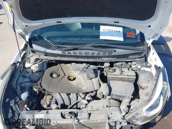 2016 Hyundai Elantra SE z VIN 5NPDH4AE2GH734504, wystawiony jako IAAI lot #43103164 z przebiegiem Nie podano mil oraz . Historia ofert i sprzedaży dostępna na DreamBid. Obrazek 10.