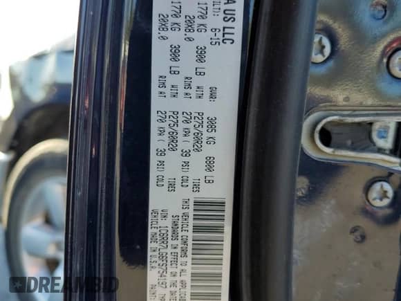 2015 Ram 1500 Big Horn с VIN 1C6RR7LG6FS754197, выставлен на аукционе Copart как лот 87045165 с пробегом 112 954 миль миль и Чистый • Clean title. История ставок и продаж доступна на DreamBid. Изображение 12.