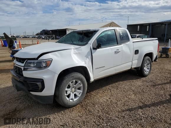 2022 Chevrolet Colorado 4WD LT with VIN 1GCHTCEA1N1198747, listed as a Copart auction lot 80089775 with 32,730 mi miles and Salvage title. Bid and sale history available at DreamBid. Image 1.