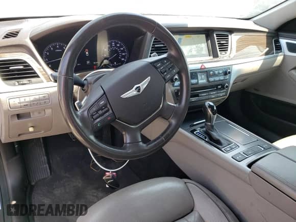 2015 Hyundai Genesis 3.8L z VIN KMHGN4JE4FU100357, wystawiony jako Copart lot #68317214 z przebiegiem 89 137 mil mil oraz Szkoda całkowita • Salvage title. Historia ofert i sprzedaży dostępna na DreamBid. Obrazek 8.