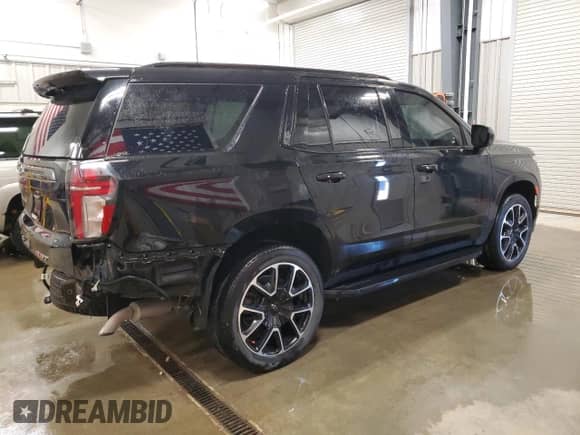 2021 Chevrolet Tahoe RST z VIN 1GNSKRKD6MR464619, wystawiony jako Copart lot #63763855 z przebiegiem 48 609 mil mil oraz Szkoda całkowita • Salvage title. Historia ofert i sprzedaży dostępna na DreamBid. Obrazek 3.