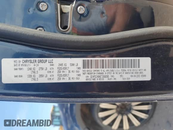 2014 Dodge Journey SE z VIN 3C4PDCAB0ET268285, wystawiony jako Copart lot #64458165 z przebiegiem 138 835 mil mil oraz Czysty tytuł • Clean title. Historia ofert i sprzedaży dostępna na DreamBid. Obrazek 13.