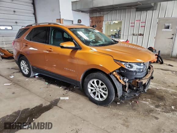 2018 Chevrolet Equinox LT z VIN 2GNAXSEV5J6127648, wystawiony jako Copart lot #87206715 z przebiegiem 106 625 mil mil oraz Nie do naprawy • Non repairable. Historia ofert i sprzedaży dostępna na DreamBid. Obrazek 4.