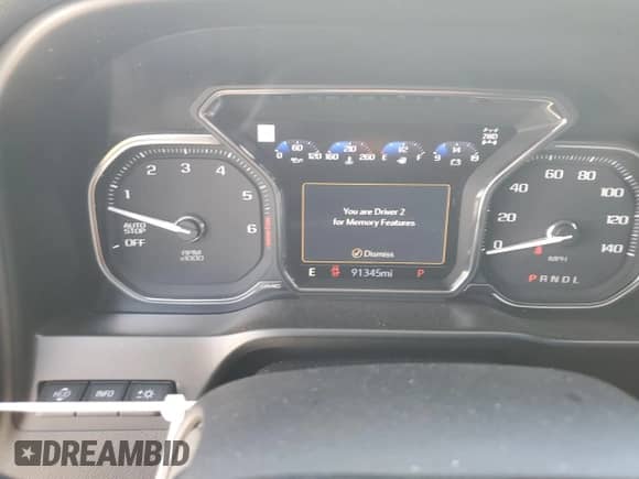 2021 GMC Sierra 1500 Denali z VIN 3GTU9FEL5MG317982, wystawiony jako Copart lot #68023805 z przebiegiem 91 345 mil mil oraz Szkoda całkowita • Salvage title. Historia ofert i sprzedaży dostępna na DreamBid. Obrazek 9.