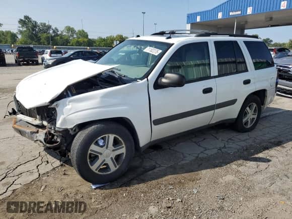 2005 Chevrolet TrailBlazer LT с VIN 1GNDS13SX52134564, выставлен на аукционе Copart как лот 71182275 с пробегом Не указан миль и Чистый • Clean title. История ставок и продаж доступна на DreamBid. Изображение 1.