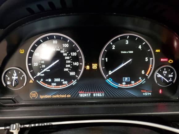 2014 BMW 5 Series 535d xDrive с VIN WBAFV3C53ED684527, выставлен на аукционе Copart как лот 57772125 с пробегом 182 417 миль миль и Списание • Salvage title. История ставок и продаж доступна на DreamBid. Изображение 9.