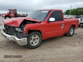 2002 Chevrolet Silverado 1500 LS with VIN 1GCEC14T32Z341480, listed as a Copart auction lot 55023705 with 161,243 mi miles and Salvage title. Bid and sale history available at DreamBid. Image 1.