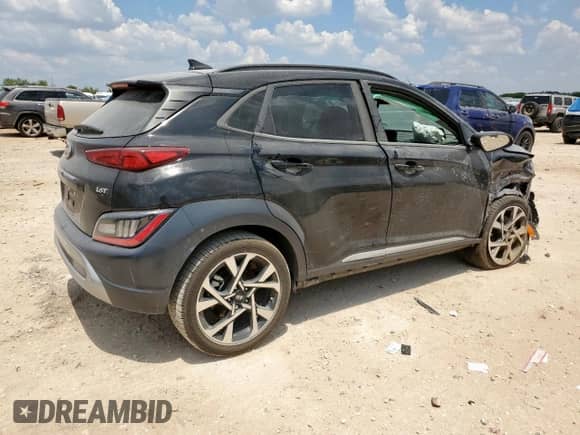 2023 Hyundai Kona Limited с VIN KM8K53A36PU005822, выставлен на аукционе Copart как лот 69676235 с пробегом 54 120 миль миль и Списание • Salvage title. История ставок и продаж доступна на DreamBid. Изображение 3.