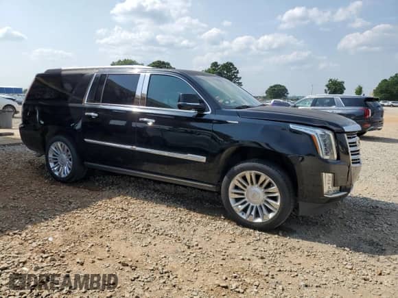 2016 Cadillac Escalade ESV Platinum z VIN 1GYS4KKJXGR476500, wystawiony jako Copart lot #59027615 z przebiegiem 178 012 mil mil oraz Szkoda całkowita • Salvage title. Historia ofert i sprzedaży dostępna na DreamBid. Obrazek 4.