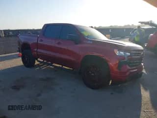 2023 Chevrolet Silverado 1500 RST with VIN 1GCUDEED6PZ293519, listed as a IAAI auction lot 42866663 with 21,617 mi miles and . Bid and sale history available at DreamBid. Image 1.