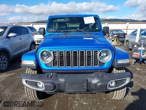 2025 Jeep Wrangler Sahara with VIN 1C4PJXENXSW589681, listed as a IAAI auction lot 43580618 with 12,230 mi miles and . Bid and sale history available at DreamBid. Image 12.