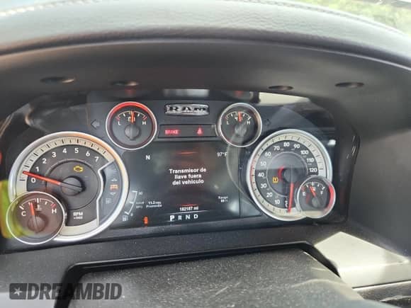 2015 Ram 1500 Sport with VIN 1C6RR7UT9FS543037, listed as a Copart auction lot 66272875 with 182,187 mi miles and Salvage title. Bid and sale history available at DreamBid. Image 9.