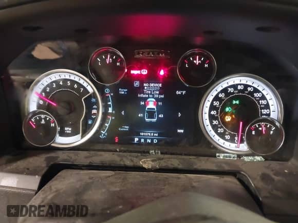 2017 Ram 1500 Sport with VIN 1C6RR7UT7HS779169, listed as a IAAI auction lot 41680887 with 101,576 mi miles and . Bid and sale history available at DreamBid. Image 7.