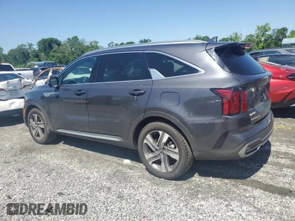 2023 Kia Sorento SX Prestige with VIN KNDRMDLH8P5210542, listed as a Copart auction lot 57473485 with 15,495 mi miles and Salvage title. Bid and sale history available at DreamBid. Image 2.