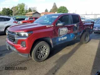 2023 Chevrolet Colorado 4WD LT with VIN 1GCPTCEK4P1238052, listed as a Copart auction lot 63873045 with 25,109 mi miles and Salvage title. Bid and sale history available at DreamBid. Image 1.