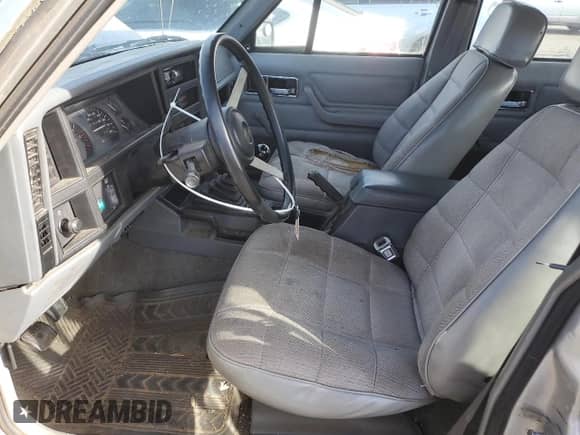 1991 Jeep Grand Cherokee with VIN 1J4FJ88S6ML629711, listed as a Copart auction lot 75443884 with 199,336 mi miles and Salvage title. Bid and sale history available at DreamBid. Image 7.