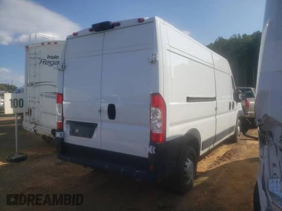 2023 Ram ProMaster Cargo with VIN 3C6LRVDG6PE564932, listed as a Copart auction lot 69287205 with Not provided miles and Salvage title. Bid and sale history available at DreamBid. Image 3.