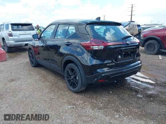 2024 Nissan Kicks SV with VIN 3N1CP5CV8RL471846, listed as a IAAI auction lot 42950235 with 23,417 mi miles and . Bid and sale history available at DreamBid. Image 3.