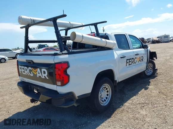 2023 Chevrolet Colorado 2WD Work Truck с VIN 1GCGSBEC5P1154845, выставлен на аукционе IAAI как лот 42963032 с пробегом 22 063 миль миль и . История ставок и продаж доступна на DreamBid. Изображение 4.