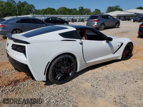 2016 Chevrolet Corvette 3LT with VIN 1G1YF2D70G5100206, listed as a Copart auction lot 52428455 with 42,870 mi miles and Salvage title. Bid and sale history available at DreamBid. Image 3.