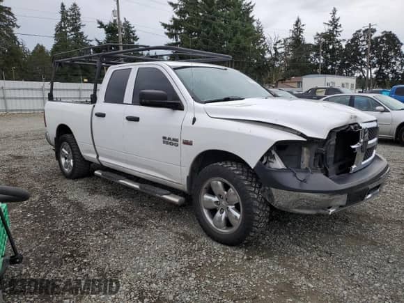 2015 Ram 1500 ST with VIN 1C6RR7FT1FS615359, listed as a Copart auction lot 81911325 with 222,967 mi miles and Salvage title. Bid and sale history available at DreamBid. Image 4.