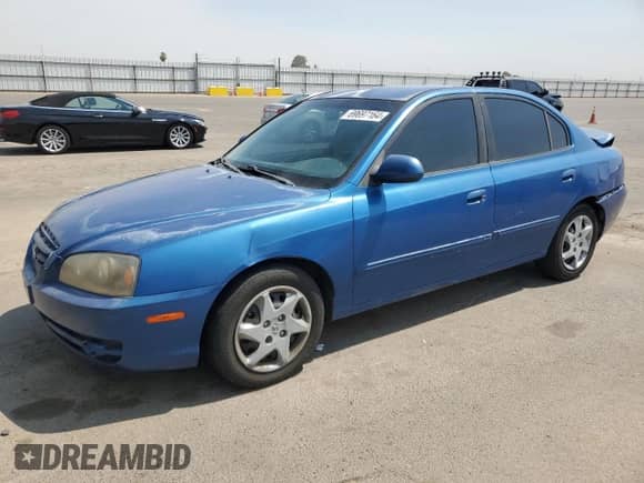 2006 Hyundai Elantra GLS z VIN KMHDN46D96U204037, wystawiony jako Copart lot #69697164 z przebiegiem 185 280 mil mil oraz Szkoda całkowita • Salvage title. Historia ofert i sprzedaży dostępna na DreamBid. Obrazek 1.