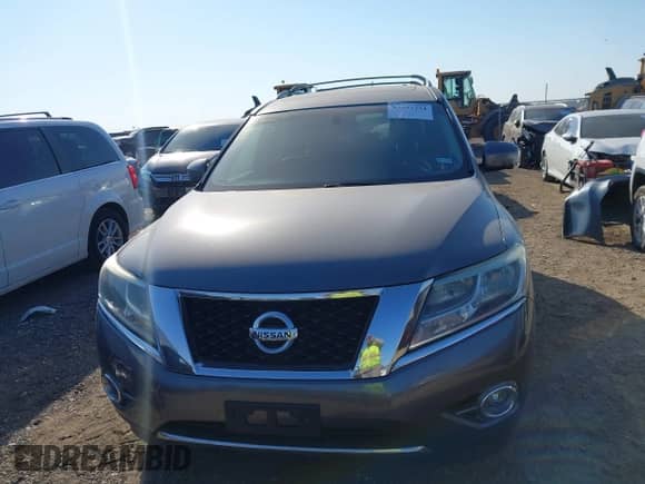 2015 Nissan Pathfinder SL with VIN 5N1AR2MN3FC687084, listed as a IAAI auction lot 43449334 with 150,013 mi miles and . Bid and sale history available at DreamBid. Image 12.