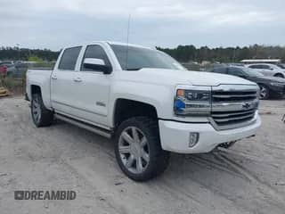 2017 Chevrolet Silverado 1500 High Country with VIN 3GCUKTEJ1HG401773, listed as a IAAI auction lot 41864367 with 93,938 mi miles and . Bid and sale history available at DreamBid. Image 1.