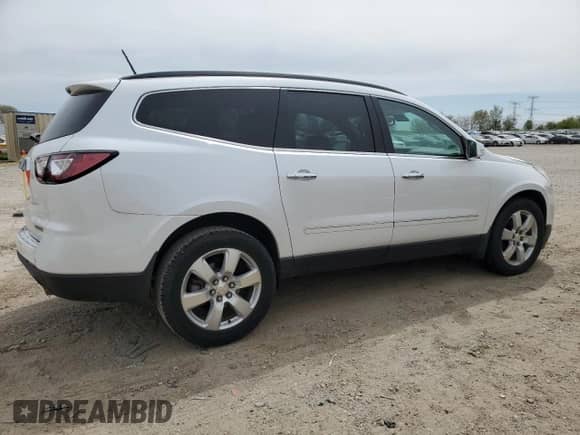 2017 Chevrolet Traverse Premier с VIN 1GNKVJKD6HJ177052, выставлен на аукционе Copart как лот 55148315 с пробегом 69 454 миль миль и Списание • Salvage title. История ставок и продаж доступна на DreamBid. Изображение 3.