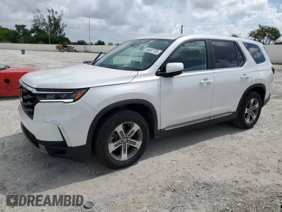 2025 Honda Pilot EX-L с VIN 5FNYG2H41SB016620, выставлен на аукционе Copart как лот 66487725 с пробегом 19 504 миль миль и Списание • Salvage title. История ставок и продаж доступна на DreamBid. Изображение 1.