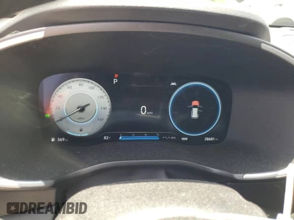 2022 Hyundai Santa Fe SEL Premium with VIN KM8S3DA14NU057778, listed as a Copart auction lot 63427565 with 28,681 mi miles and Salvage title. Bid and sale history available at DreamBid. Image 9.