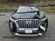 2021 Hyundai Palisade SEL with VIN KM8R4DHE8MU206650, listed as a Copart auction lot 81599495 with 79,750 mi miles and Salvage title. Bid and sale history available at DreamBid. Image 5.