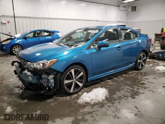 2018 Subaru Impreza Special Sports with VIN 4S3GKAK67J1602616, listed as a Copart auction lot 51160755 with 66,466 mi miles and Salvage title. Bid and sale history available at DreamBid. Image 1.