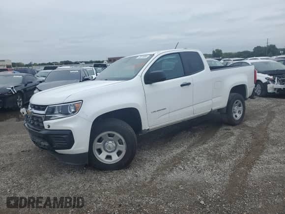 2022 Chevrolet Colorado 4WD Work Truck z VIN 1GCHTBEA3N1193849, wystawiony jako Copart lot #72231604 z przebiegiem 28 179 mil mil oraz Czysty tytuł • Clean title. Historia ofert i sprzedaży dostępna na DreamBid. Obrazek 1.