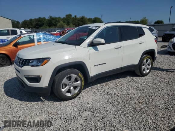 2021 Jeep Compass Latitude with VIN 3C4NJDBB0MT589407, listed as a Copart auction lot 71501795 with 62,093 mi miles and Salvage title. Bid and sale history available at DreamBid. Image 1.