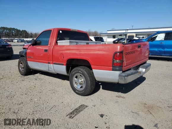 1999 Dodge 1500 с VIN 1B7HC16X1XS230486, выставлен на аукционе Copart как лот 88851795 с пробегом 169 880 миль миль и Списание • Salvage title. История ставок и продаж доступна на DreamBid. Изображение 2.