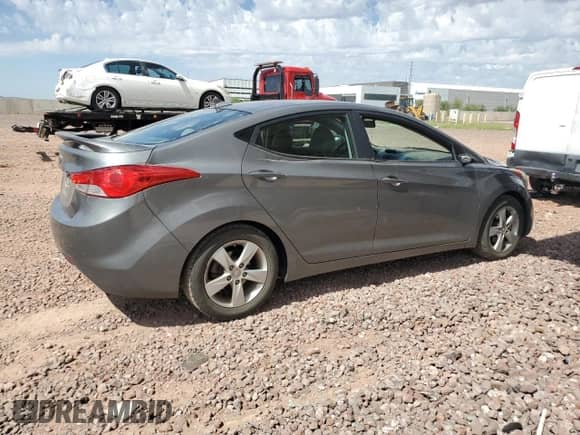 2013 Hyundai Elantra GLS with VIN 5NPDH4AE1DH333439, listed as a Copart auction lot 83868735 with 87,529 mi miles and Salvage title. Bid and sale history available at DreamBid. Image 3.